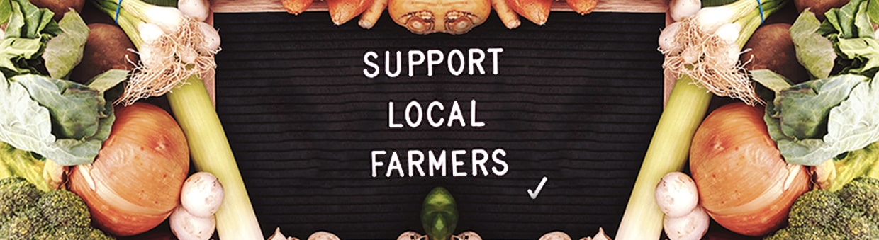 Food sourcing from local farmers